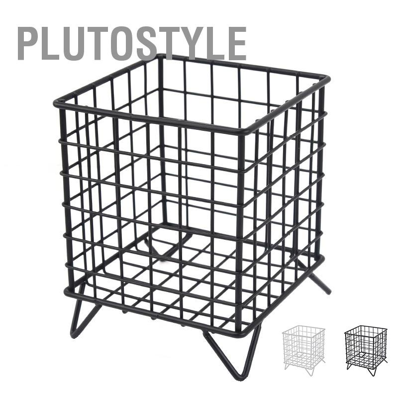 plutostyle-ตะกร้าตาข่ายสเตนเลส-แบบเปิด-สําหรับบ้าน-ออฟฟิศ-หอพัก