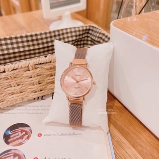 พร้อมส่ง 🔥🔥Casio สายแม่เหล็กหน้าปัดเลขขีดคั่น🔥🔥