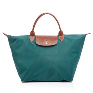 ปลอมยินดีคืนเงิน100เท่าค่ะ ของแท้มือ1 Longchamp Le Pliage  M Short สี Cedar สีหายาก #มือหนึ่งป้ายห้อยจาก King Power