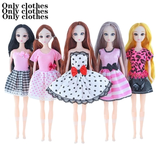 สินค้า Bjd อุปกรณ์เสริมตุ๊กตา 1/6 ชุดเดรสเจ้าหญิง diy เหมาะกับการพกพาตุ๊กตา