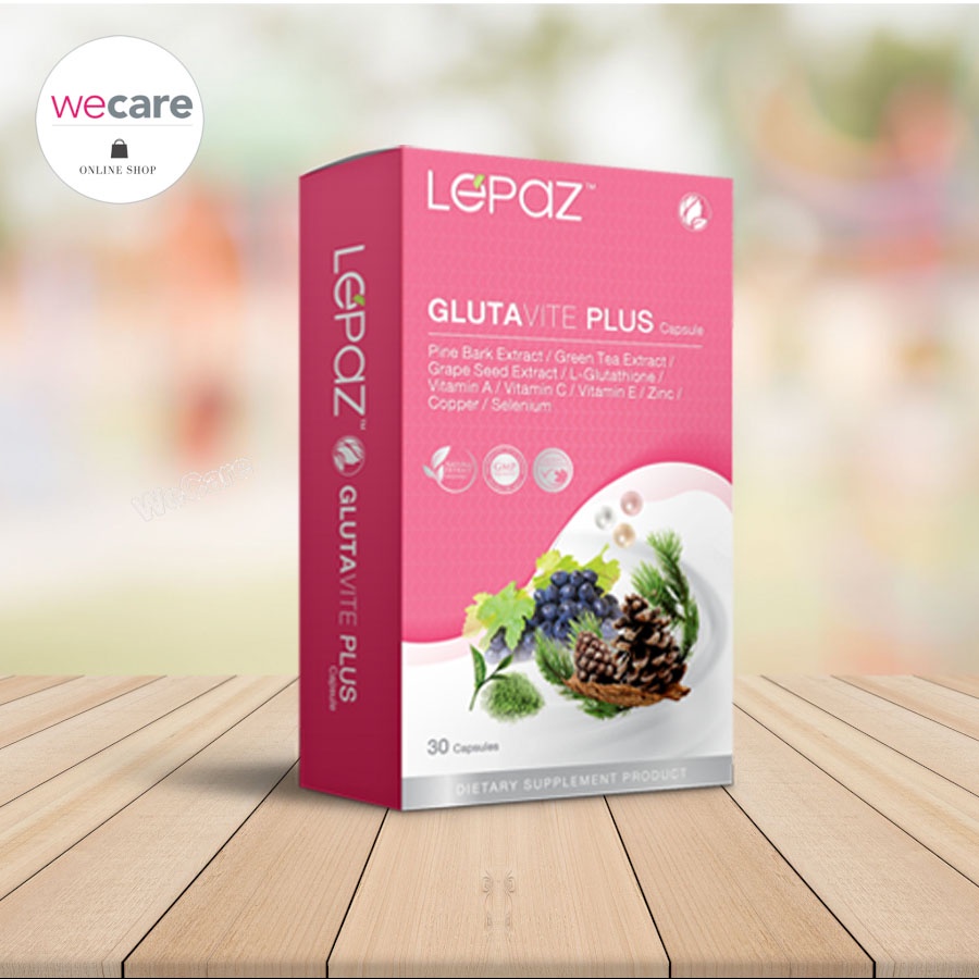 ภาพหน้าปกสินค้าLepaz Bioplus Gluta Vite Plus ไบโอพลัส กลูต้า ไวท์ พลัส 30 แคปซูล ผิวขาว เรียบเนียนใส