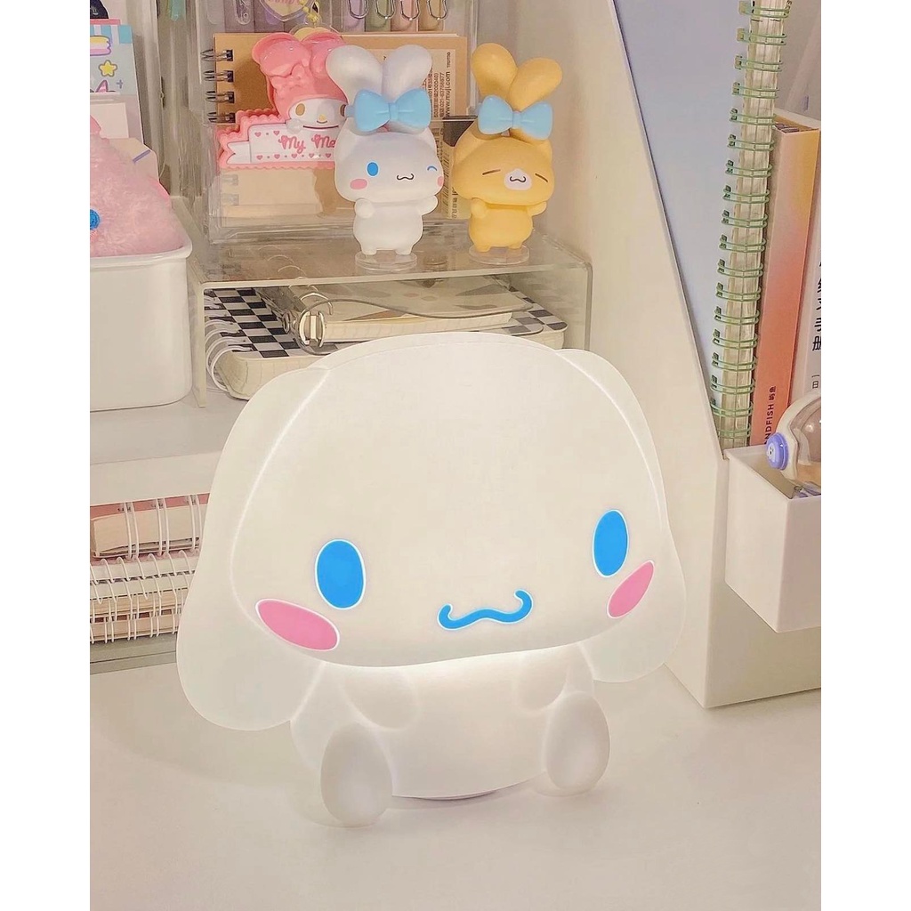 cinnamoroll-lamp-โคมไฟซินนามอนโรล-แสงไฟ3โทน-3ระดับ-แบตเตอรี่-1200mah