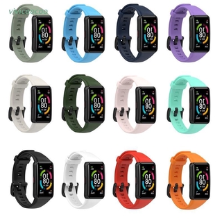 Vivi สายรัดข้อมือซิลิโคน แบบเปลี่ยน สําหรับ Honor Band 6 Smart Watch