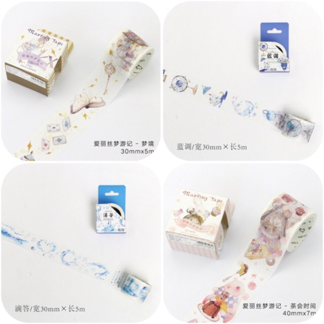 พร้อมส่ง-วาชิเทป-วาชิ-เทป-เทปตกแต่ง-masking-tape-1