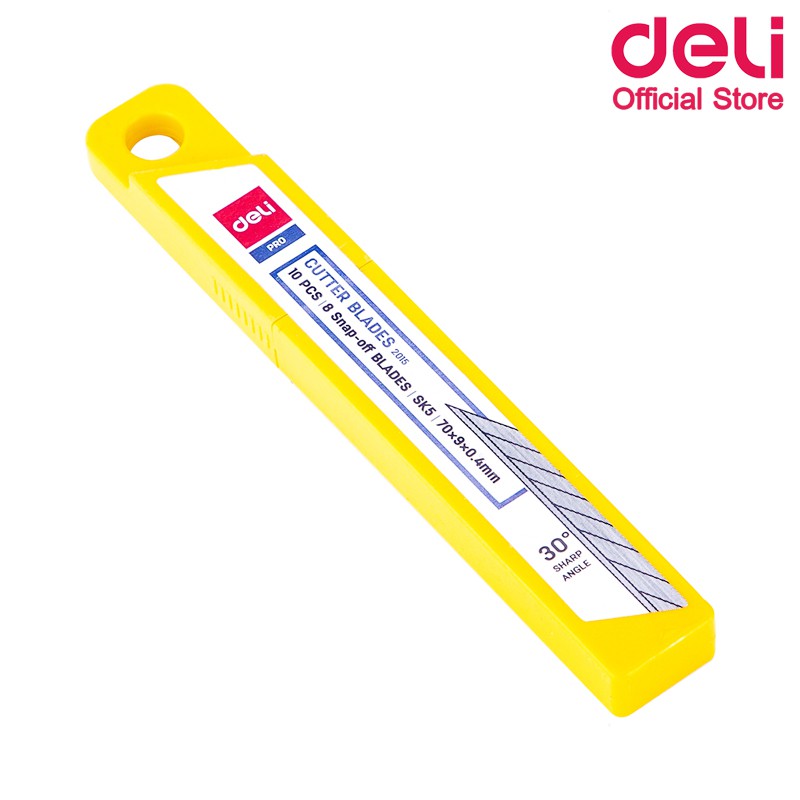 deli-2015-cutter-ใบมีดคัตเตอร์-30-องศา-บรรจุ-10-ใบ-แพ็คกล่อง-36-ชุด-อุปกรณ์สำนักงาน-ใบมีด-ใบมีด30องศา-อุปกรณ์อเนกประสงค์