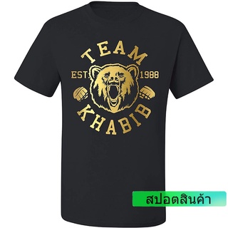 Ufc เสื้อยืดแขนสั้น ผ้าฝ้าย พิมพ์ลาย MMA Fight Kitty Hawk Khabib Boxing Golden Bear สไตล์อเมริกัน
