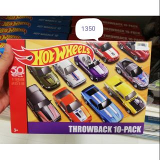 Hotwheels รุ่น Trowback 50ปี แพค10คัน