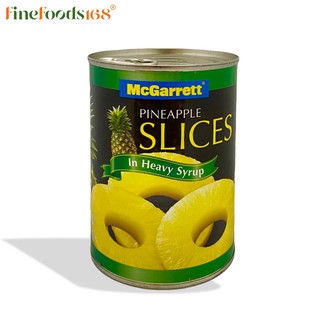 ภาพขนาดย่อของสินค้าแม็กกาแรต สับปะรดแว่น 20 ออนซ์ McGarrett Pineapple Slices In Syrup 20 Oz.