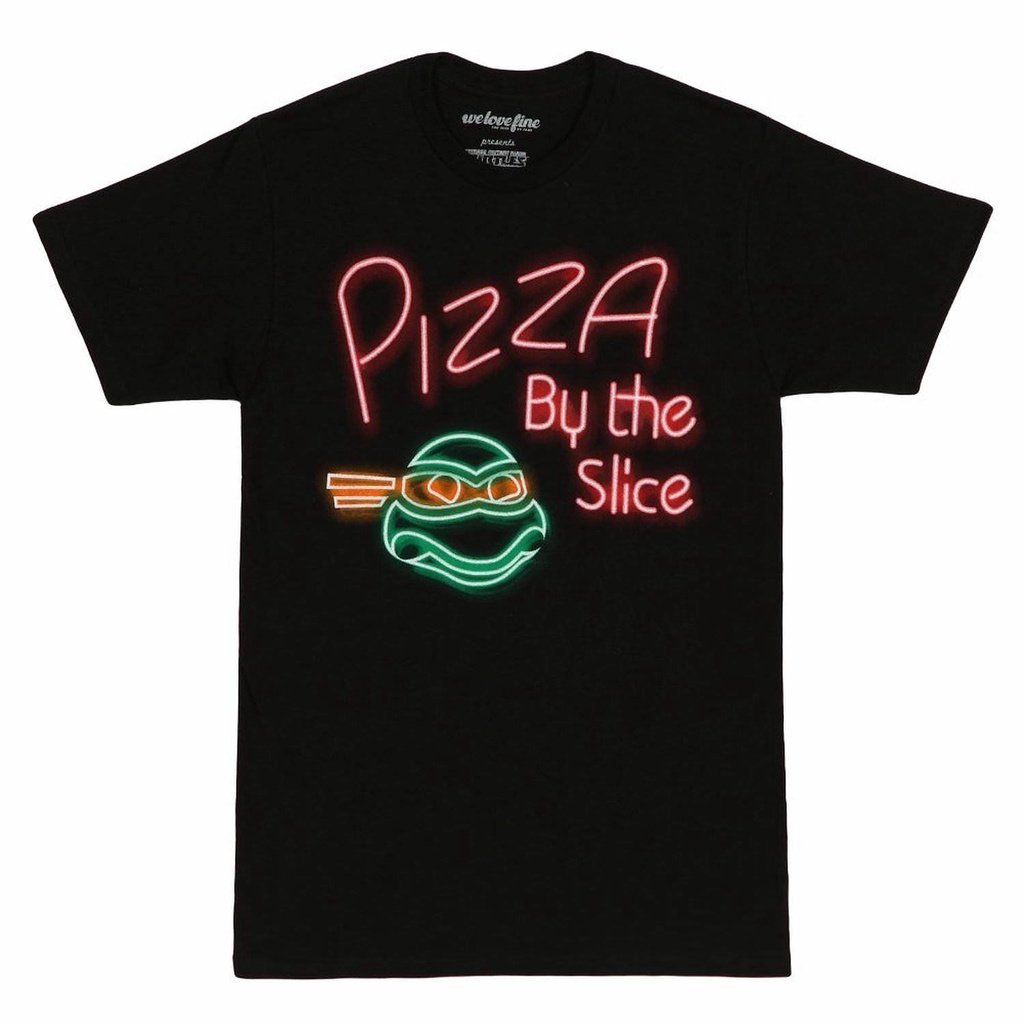 fashion-popular-teenage-mutant-ninja-turtles-pizza-neon-mens-black-tshirt-hot-sale