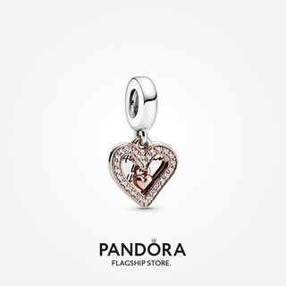 Pandora จี้รูปหัวใจ เครื่องประดับ ของขวัญวันเกิด สําหรับสุภาพสตรี p825