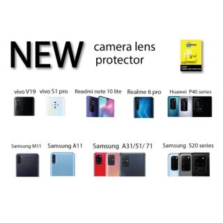 Startec ฟิล์มกระจกนิรภัยกันรอยเลนส์กล้อง Camera Lens ForRealme7 5G , redmi Note8  Pro Vivo V19 , V21 5g  S1Pro A93 Reno4