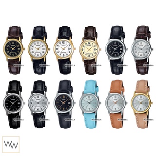 สินค้า ของแท้ นาฬิกาข้อมือ Casio ผู้หญิง รุ่น LTP-V002 (สายหนัง)