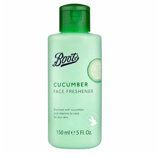 Boots Cucumber เฟซ เฟรชเชนเนอร์หรือโทนเนอร์เช็ดทำความสะอาดผิวหน้าแบบไม่ต้องล้างออก ช่วยขจัดความมันส่วนเกินและสิ่งสกปรก