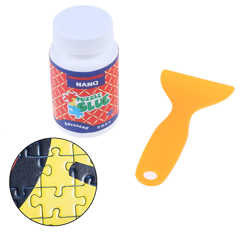 ZHANG 100ml NonToxic Glue Jigsaw Puzzles Conserver Self Apply Fast Dry