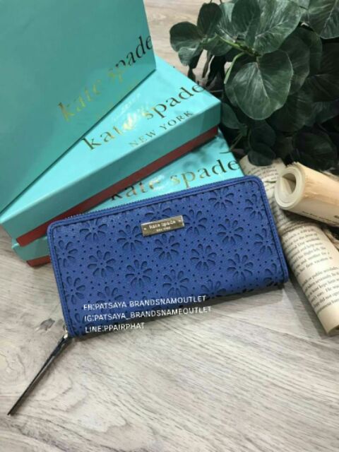 พร้อมส่งความสวย-new-arrival-kate-spade-new-york-womens-zips-walletแท้-outlet