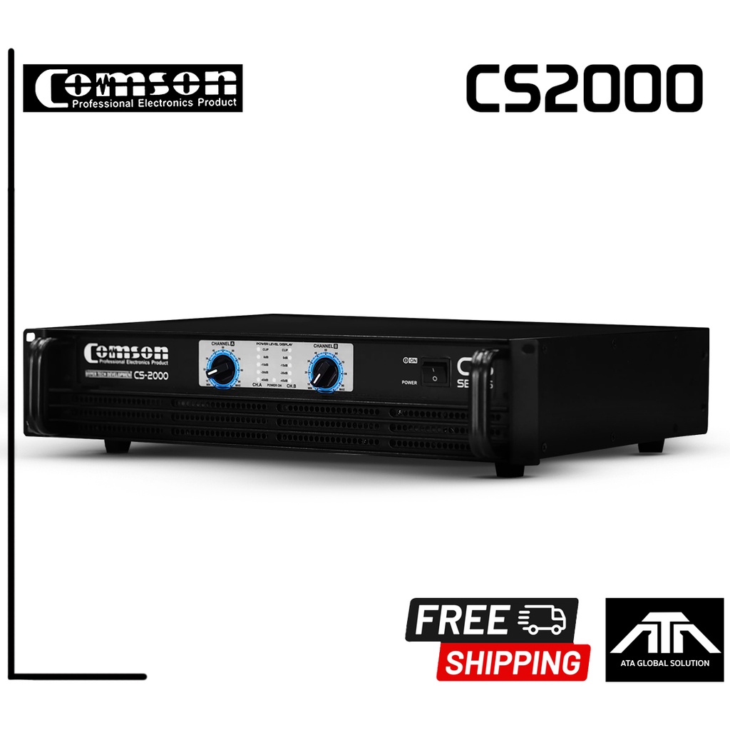 comson-cs-2000-power-amp-เพาเวอร์แอมป์-แบบหม้อแปลง-กำลังวัตต์เต็ม-รุ่นใหม่-มีครอสโอเวอร์ในตัว-500w-500w-4ohm-cs-2000