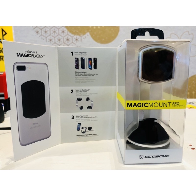 แม่เหล็กยึดโทรศัพท์-พลังดูดสูง-ของแท้จากอเมริกา-scosche-รุ่น-magicmount-pro-home-office-ของแท้100