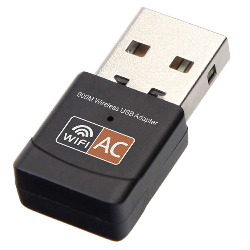 รูปภาพสินค้าแรกของ600Mbps Dual Band 2.4G / 5G Hz Wireless Lan USB PC WiFi Adapter 802.11AC(สินค้ามีพร้อมส่ง)