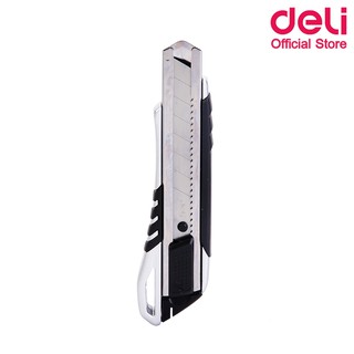 Deli 2057 Cutter คัตเตอร์เหล็ก ขนาด 155 × 40MM (แพ็ค 1 ชิ้น) คัตเตอร์ คัตเตอร์สำนักงาน อุปกรณ์สำนักงาน คัตเตอร์ราคาถูก