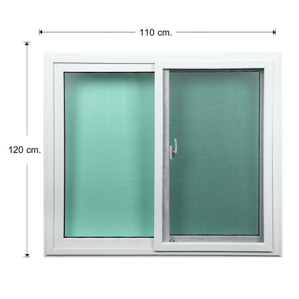 upvc-window-upvc-double-sliding-window-azle-120x110cm-white-sash-window-door-window-หน้าต่าง-upvc-หน้าต่างupvc-บานเลื่อน