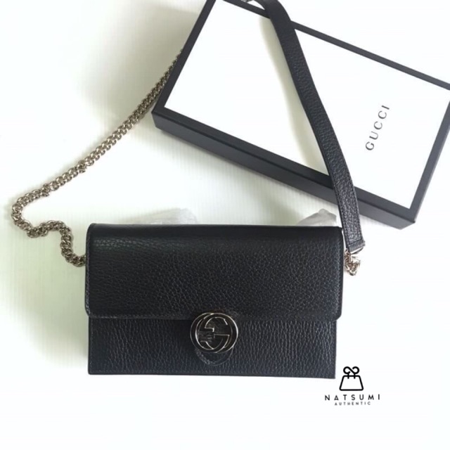 Gucci GG Interlocking wallet chain Shopee Thailand