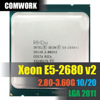 ซีพียู Intel XEON E5 2680 V2 LGA 2011 CPU PROCESSOR X79 C602 WORKSTATION SERVER DELL HP COMWORK