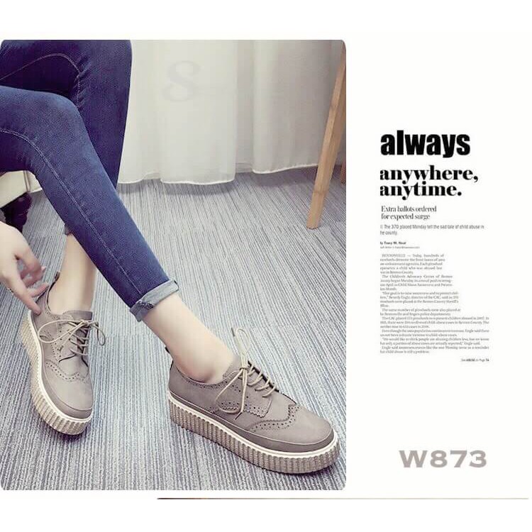 w873-รองเท้าหนัง-งานขายดีดีใส่ได้ตลอดกาลจริงๆค่ะ