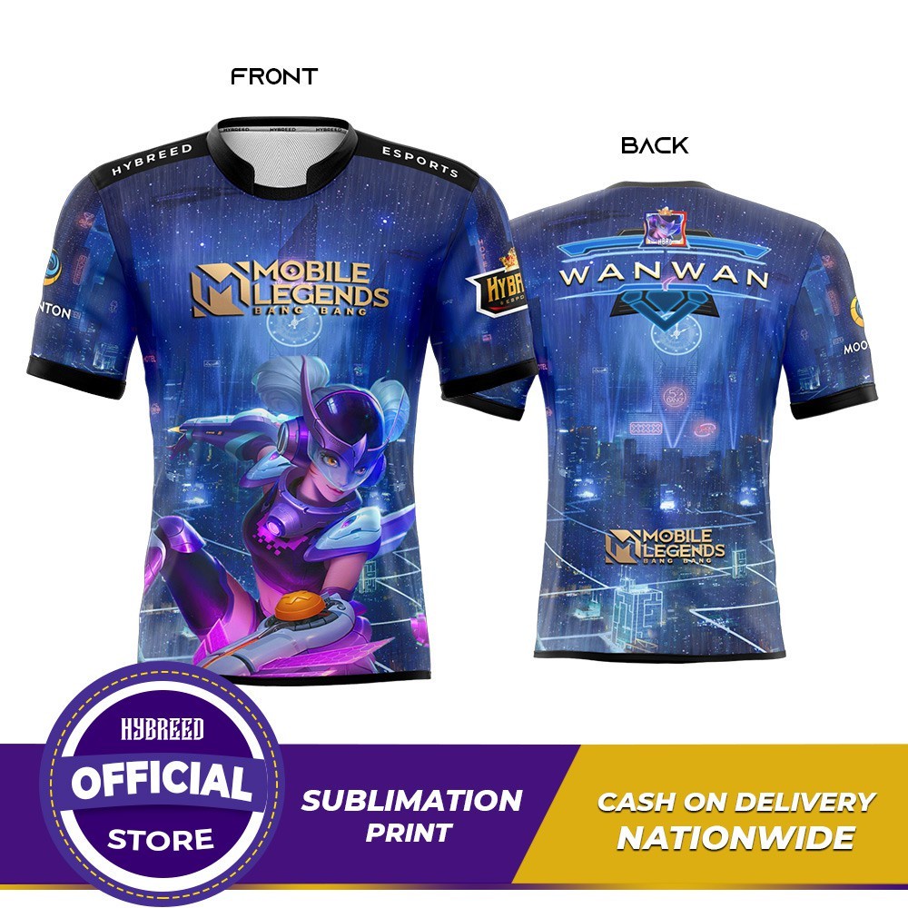 WAN PIXEL BLAST Mobile Legends Full Sublimation Tshirt คุณภาพระดับพรี ...