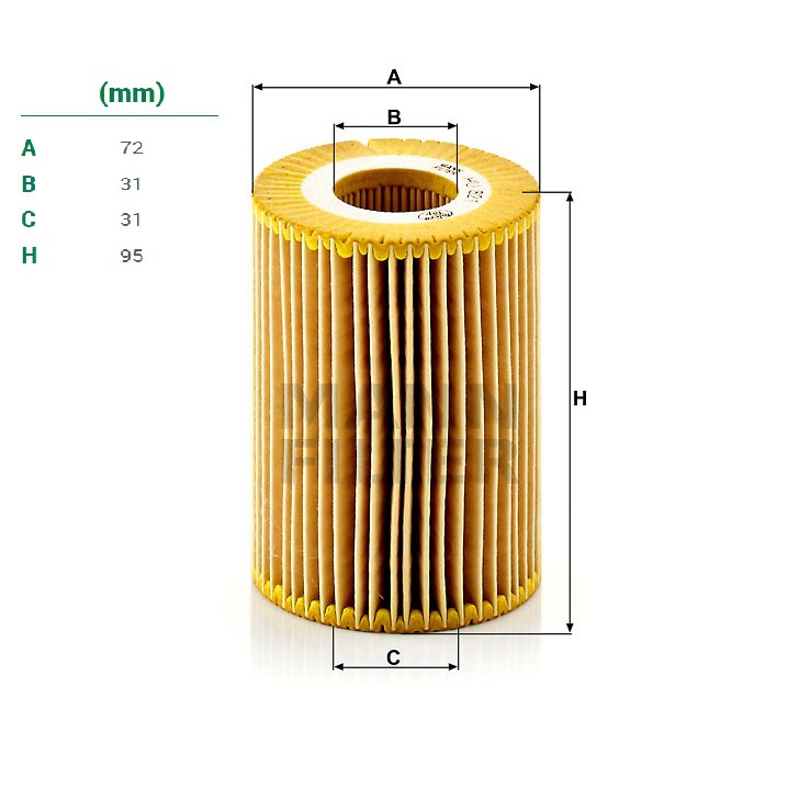 mann-filter-ไส้กรองน้ำมันเครื่อง-mercedesbenz-w203-c280-c320-c320-รหัส-hu821x-1ชิ้น