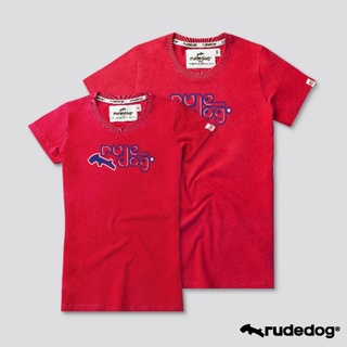 Rudedog เสื้อยืดชาย/หญิง สีแดง รุ่น LED (ราคาต่อตัว)