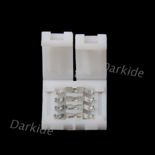 Darkx ขั้วต่อสายไฟ 4 Pin 10 มม . สําหรับ 5050 Rgb Led Strip Light