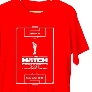 tshirtเสื้อยืดคอกลมฤดูร้อนMu LIVERPOOL เสื้อยืด พิมพ์ลาย THE MATCH BANGKOK CENTURY CUP 2022 สําหรับผู้ชาย ยูไนเต็ดSto4XL