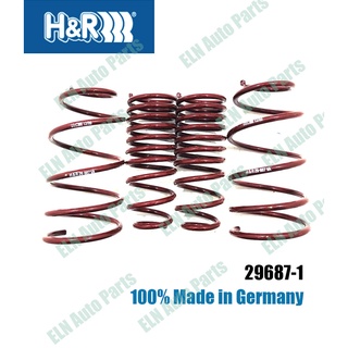 H&R สปริงโหลด lowering spring เฟียต เทมป้า FIAT Tempra all Model incl. 16v (Type 159+160) ปี 1988-1995 เตี้ยลง 40 mm.