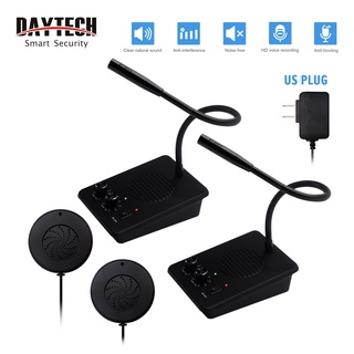 🔥ส่งไวจากไทย🔥Daytech Window Intercom Speaker ระบบลำโพงอินเตอร์คอมติดกระจก สำหรับธนาคาร/สถานีขนส่ง US Plug WI07