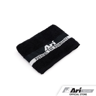ARI SPORTS TOWEL - BLACK/WHITE ผ้า อาริ Towel สีดำ