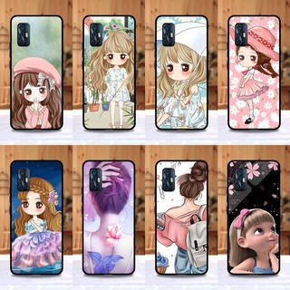 เคส Vivo V17 ลายการ์ตูนผู้หญิง ขอบนิ่มหลังแข็ง เคสมือถือ เคสโทรศัพท์ Case เคส TPU ขอบนิ่มหลังแข็ง ไม่ขูดตัวเครื่อง