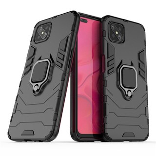 เคส OPPO Reno4 Z 5G พลาสติกแบบแข็ง Shockproof Phone Case Back Cover OPPO Reno4Z 4Z กรณี ฝาครอบ