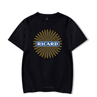 เสื้อยืดผ้าฝ้ายพิมพ์ลาย เสื้อยืดแขนสั้น คอกลม ผ้าฝ้าย พิมพ์ลาย RICARD Ropa Mujer y Vetet Nous แฟชั่นฤดูร้อน สไตล์สตรีท ส