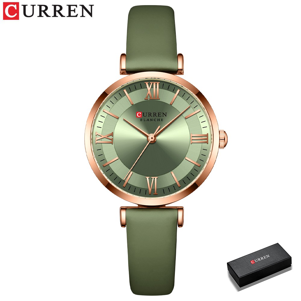 curren-2021-นาฬิกาข้อมือควอทซ์สายคล้องหนังแฟชั่นสตรี-9079