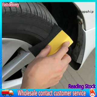 DQX_2Pcs Auto Car Wheel Tyre Cleaning Dressing Waxing Polishing Brush Sponge Tool