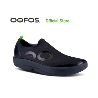 ภาพหน้าปกสินค้าOOFOS OOMG MEN\'S  LOW EEZEE - BLACK & BLACK (ดำ) - รองเท้าแตะเพื่อสุขภาพ นุ่มสบายเท้าด้วยวัสดุอูโฟม บอกลาปัญหาสุขภาพเท้า ซึ่งคุณอาจชอบราคาและรีวิวของสินค้านี้