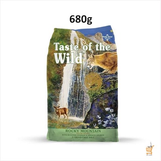 Taste of The Wild Rocky Mountain 680g [ 1 ถุง ] อาหารแมว รสเนื้อกวางย่าง และ แซลม่อนรมควัน Venison &amp; Salmon