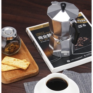 พร้อมส่ง-moka-pot-หม้อต้มกาแฟ-กาต้มกาแฟ-เครื่องชงกาแฟ-มอคค่าพอท-หม้อต้มกาแฟแบบแรงดัน-coffee-pot-thams