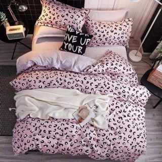 ชุดผ้าปูที่นอน+ผ้าห่มนวมหนานุ่มพิมพ์ลาย