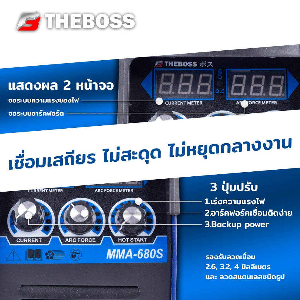 theboss-ตู้เชื่อม-และ-หินเจีย-รุ่น-954-พร้อมอุปกรณ์ครบ-ตู้เชื่อมไฟฟ้า-รุ่น-mma-680sแถมฟรีสายเชื่อม-ดีเยี่ยม