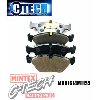 MINTEX C-Tech ผ้าเบรคเกรด Hi Performance ซี่รีย์ M1155 คู่หน้า วอลโว่ VOLVO 850i Sedan,Van S70,V70 ปี 1997