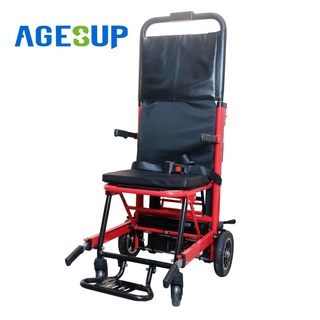 เก้าอี้รถเข็นไต่บันได MOTORIZED STAIR CHAIR สีแดง รุ่น CLIMBING STAIERER-02