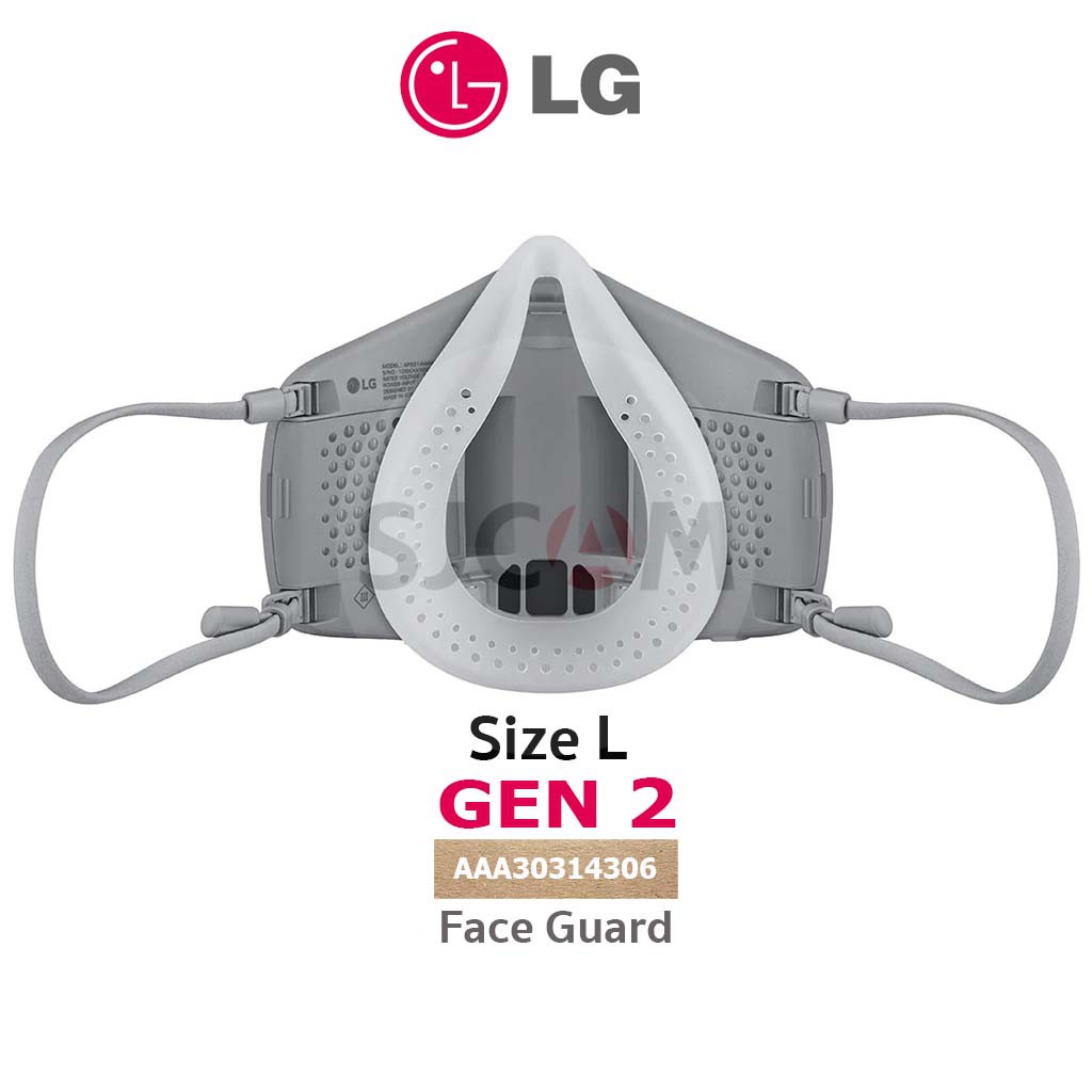 LG Gen2 Face Guard Size M/ Size L of LG PuriCare Wearable Air Purifier ...