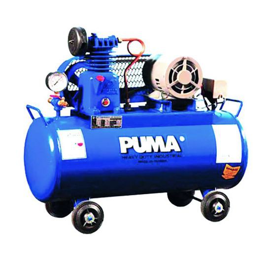 puma-ปั๊มลมสายพาน-รุ่น-pp-1-ขนาด-36-ลิตร-มอเตอร์-1-4-แรงม้า-สีน้ำเงิน-ชุดปั๊มลม