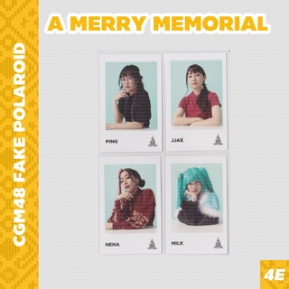 CGM48 Fake Polaroid A Merry Memorial #4ESHOP ปิ๊ง นีน่า มิลค์ เจเจ
